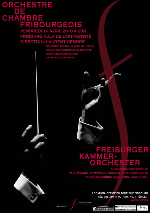 affiche orchestre de chambre fribourgeois