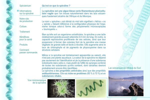 site spirulenium