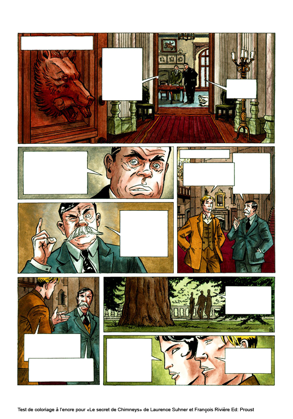 coloriage BD laurence suhner