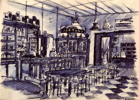 croquis bar esquel